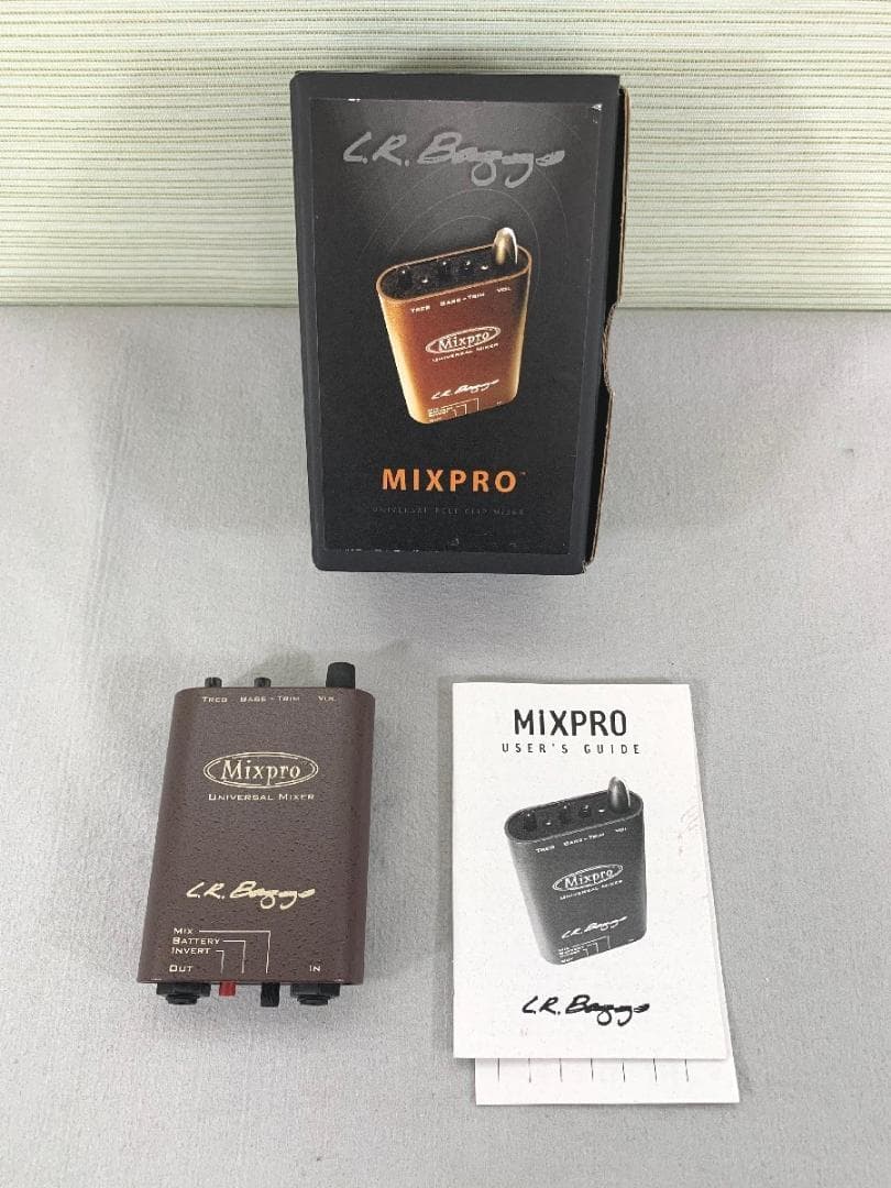 【美品】L.R.BAGGS アコギ用　プリアンプミキサー　MIXPRO
