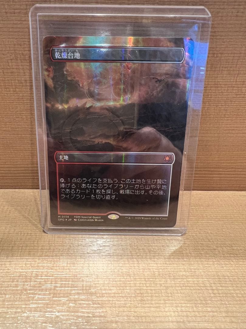 【ドラゴンスケイルfoil】乾燥台地 1枚