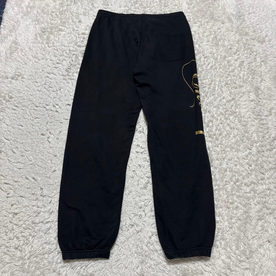 【希少】チャンピオン パーカーセットアップ　デカロゴ　XL 黒金 y2k 00'