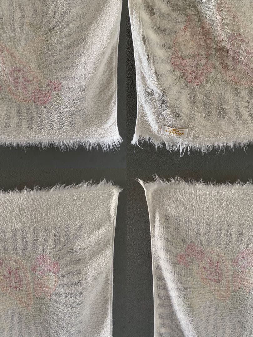 ビンテージ 70s USA ミッドセンチュリー インテリア ハンカチ タオル 飾