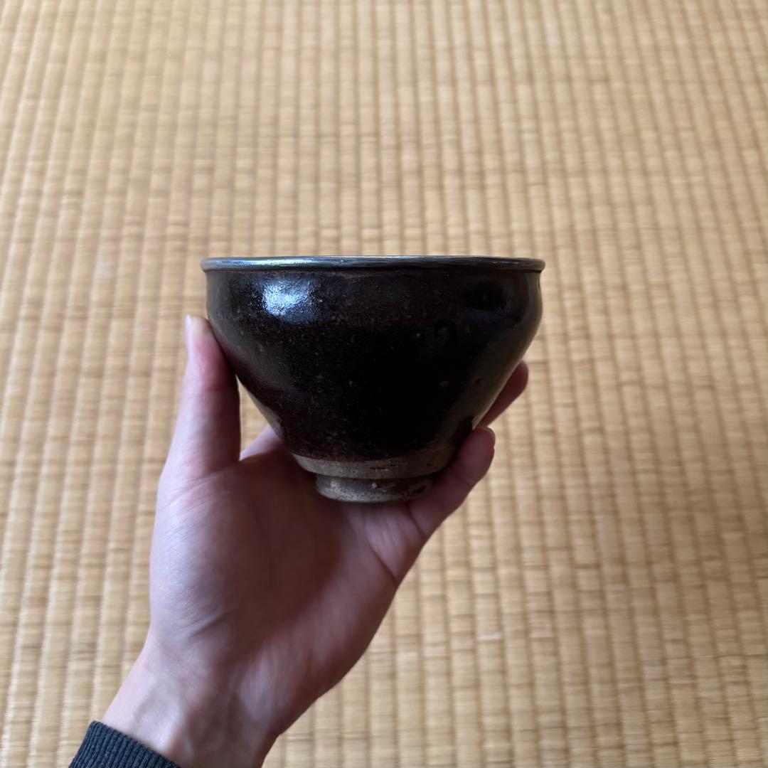 古瀬戸 天目 茶碗 江戸時代 伝世品 古美濃 古美術 茶道具 中国美術 骨董
