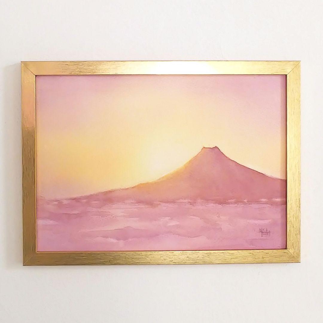 癒しの水彩画1123 mt.fuji