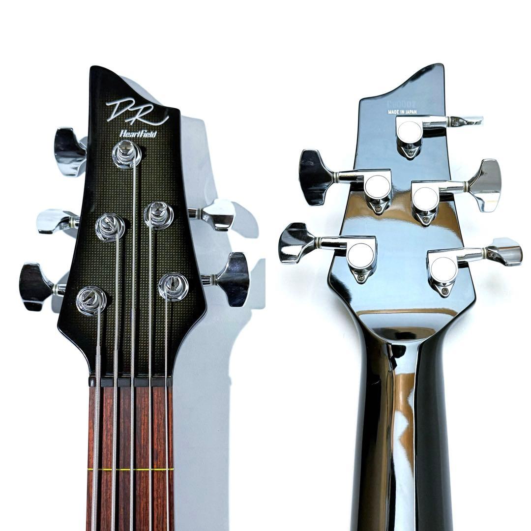 【希少】HEARTFIELD DR-5 カスタム 5弦ベース フレットレス仕様