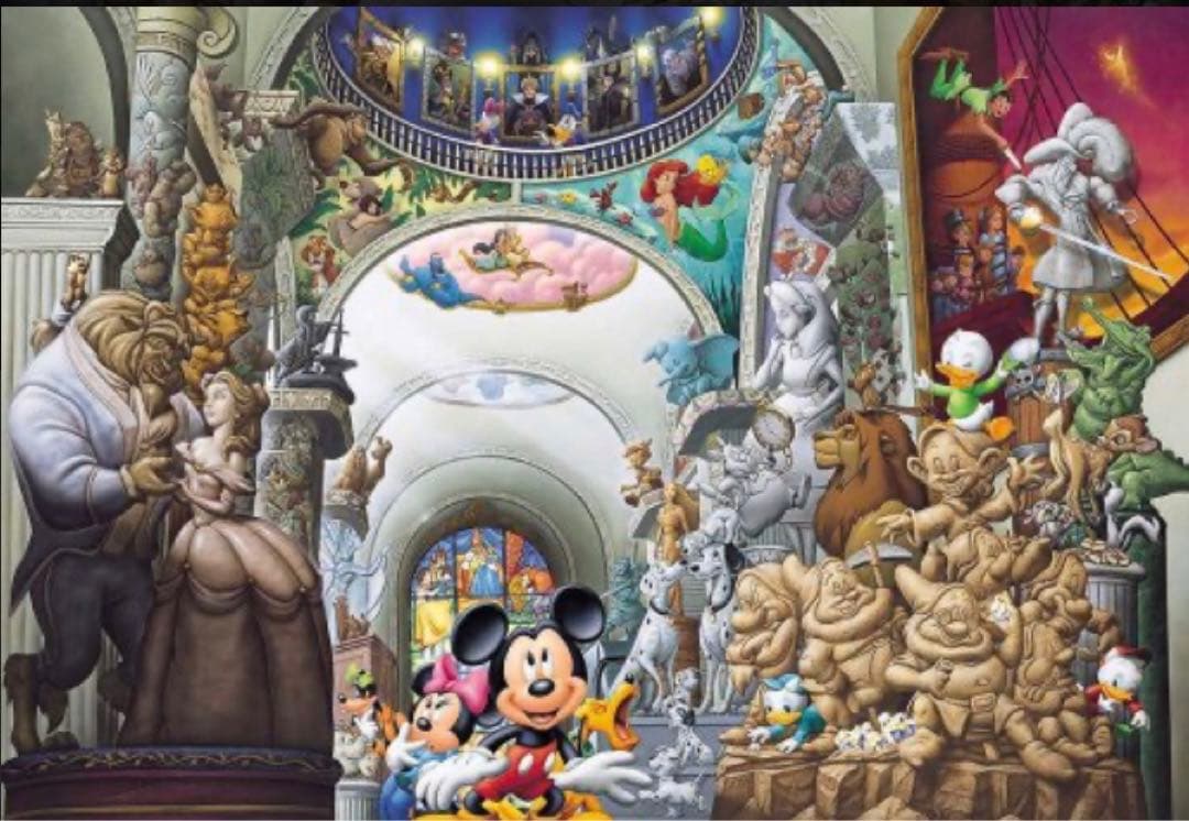 テンヨージグソーパズル　ディズニーオールキャラクターミュージアム 2000ピース