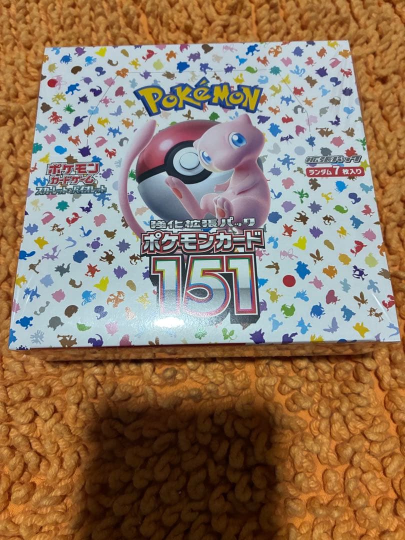 ポケモンカード　　　　151 新品未使用未開封品　シュリンク付き　1BOX
