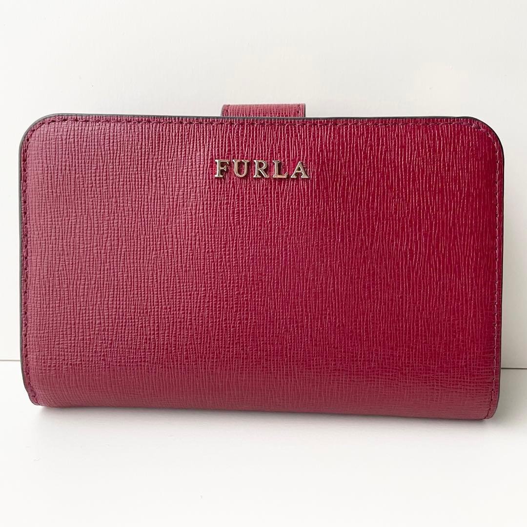 フルラ FURLA バビロン 折り財布 レザー ボルドー 新品