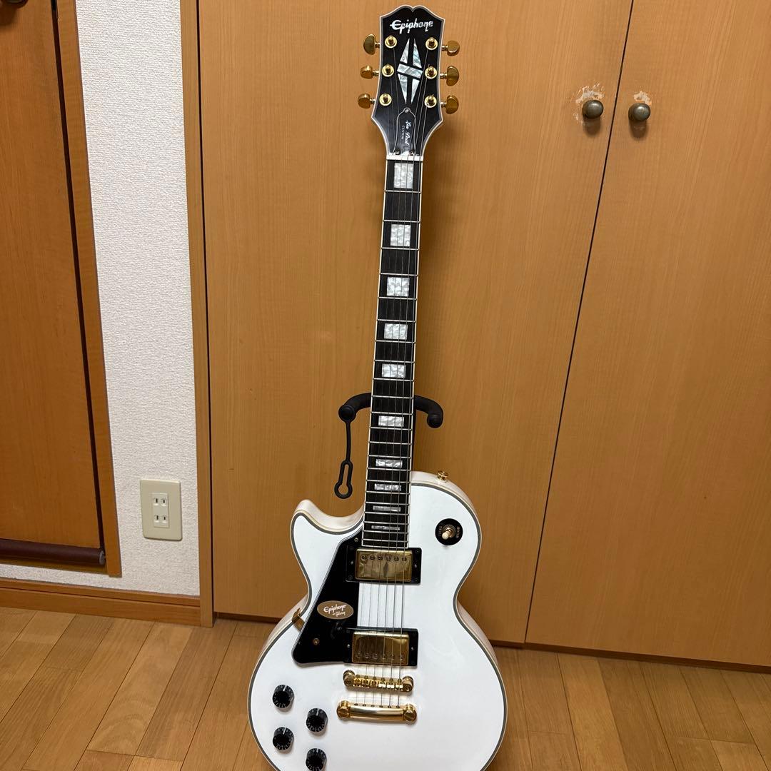 エピフォン レスポールカスタム レフティ ホワイト