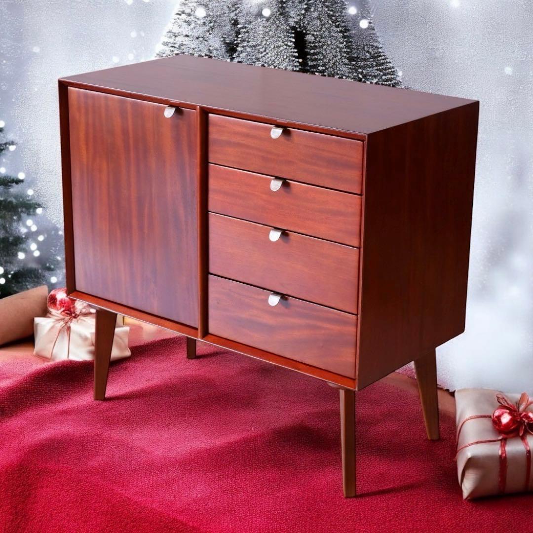 G 新品 北欧 リビングボード キャビネット サイドボード 本棚 収納