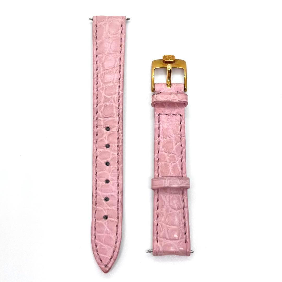 キムチ✨ CHOPARD ショパール 替えベルト クロコ ピンク 尾錠