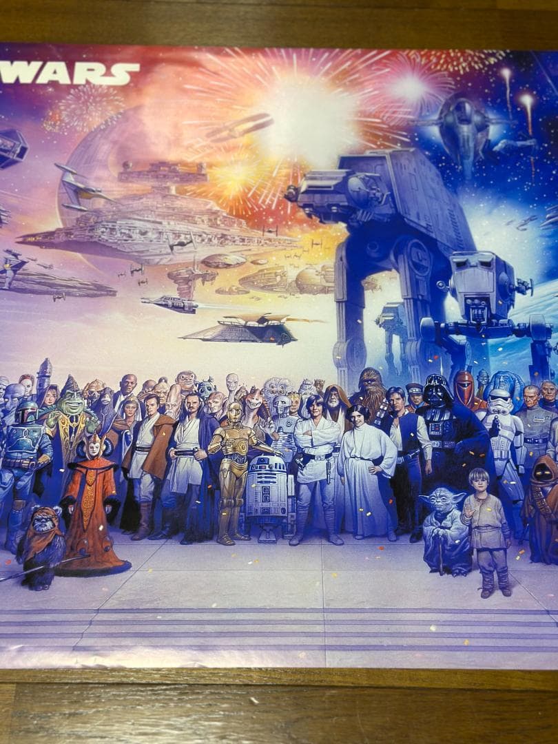 STARWARS スターウォーズ オリジナル プリクエル 全員勢揃い ポスター
