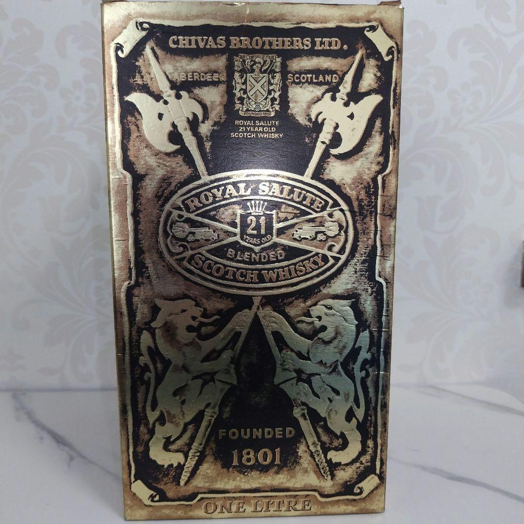 未開栓CHIVAS  SALUTE21年スコッチウイスキー1㍑