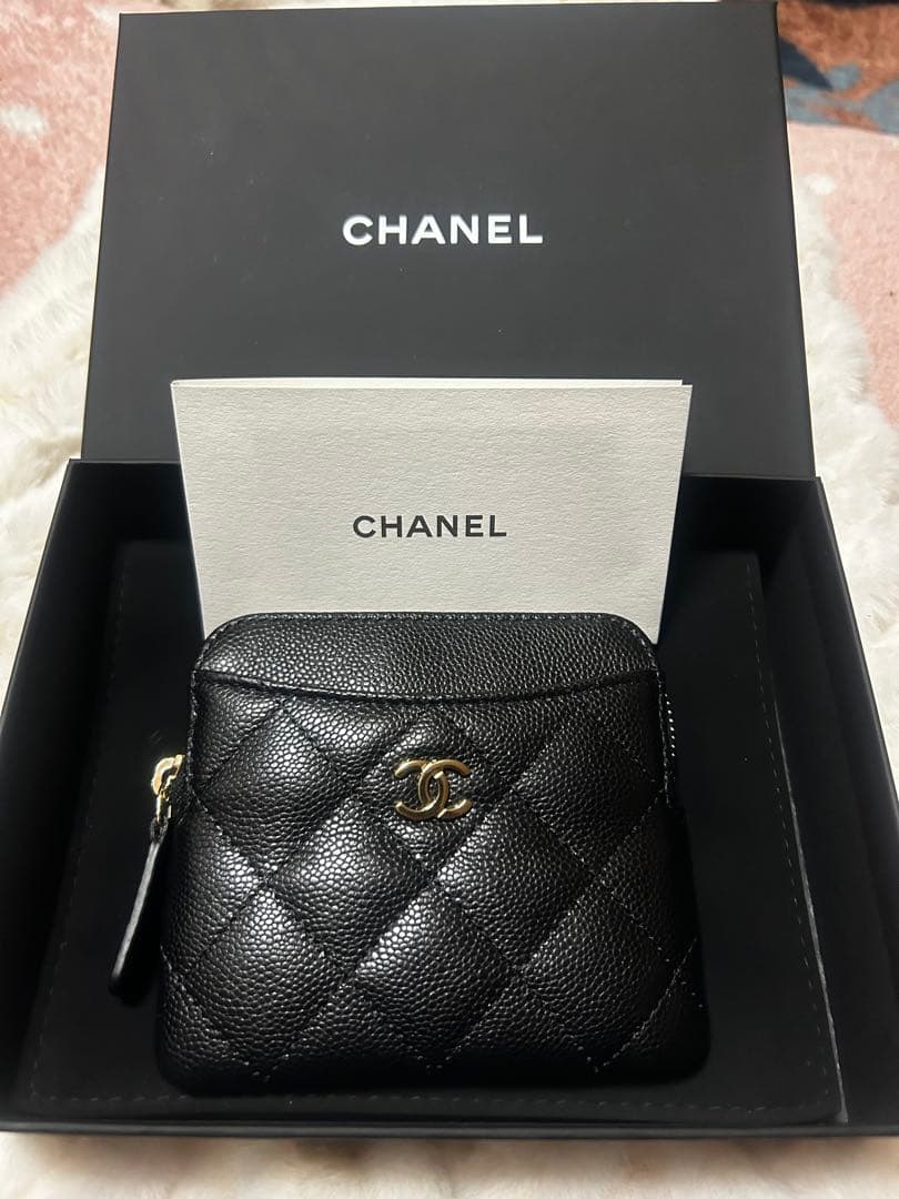 【正規品】【美品】シャネル クラシック ジップパース