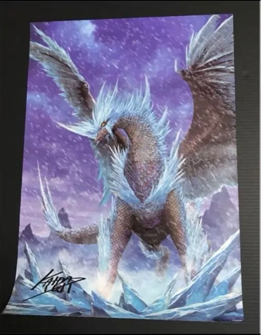 モンスターハンター　一番くじ　トリプルチャンス　イヴェルカーナ　ポスター