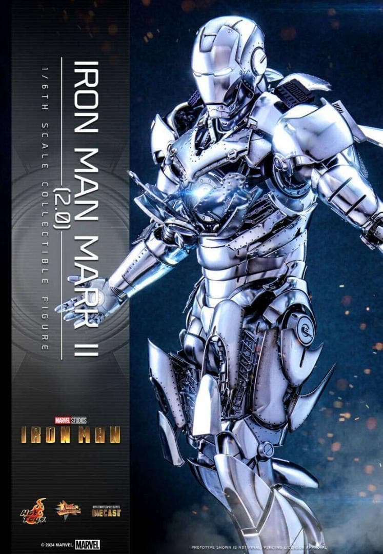 ホットトイズ 1/6 アイアンマン マーク2 2.0版 MMS733D59