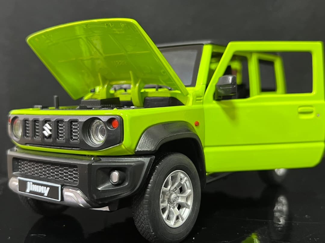 スズキ ジムニー ミニカー グリーン 1/18 H176