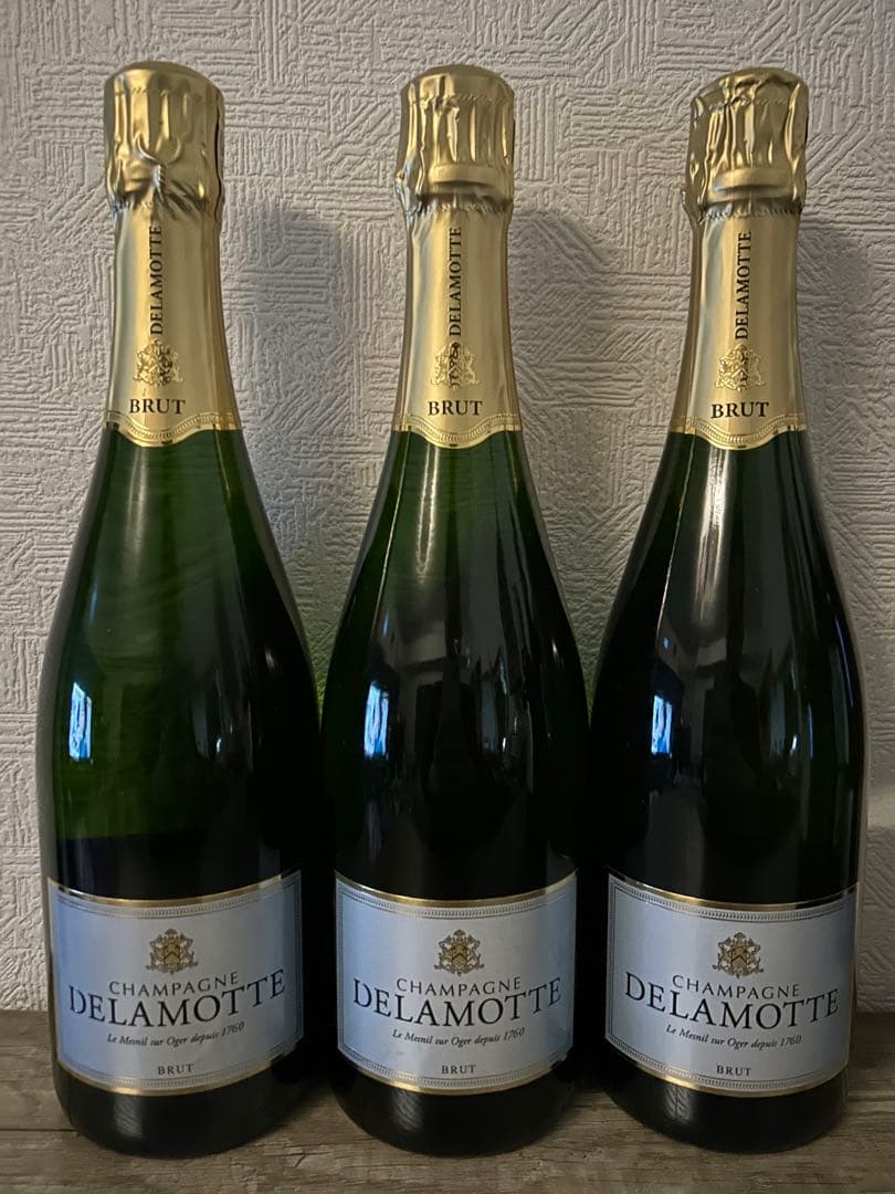 DELAMOTTE ブリュットシャンパン 3本セット
