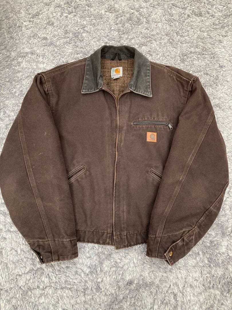 美品　Carhartt カーハートデトロイトジャケット レアJ97 DKB短い