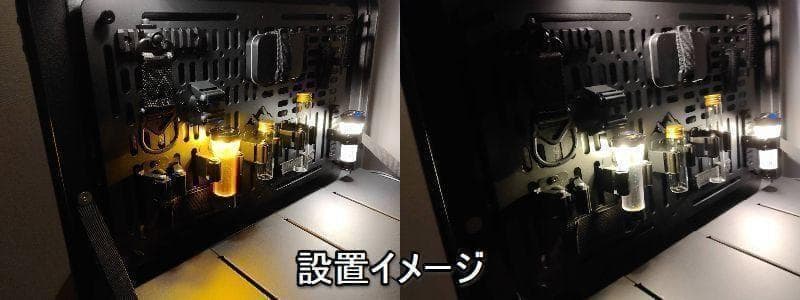 50L アルミコンテナ用　トルクアーム装備　カスタムパーツセット　上蓋パネル