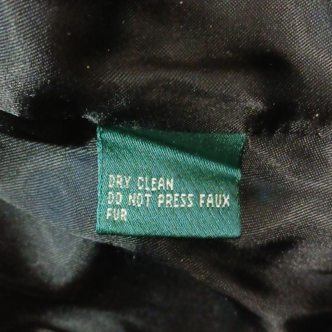 ローレン ラルフローレン ウール チェスターコート ロング 黒 S