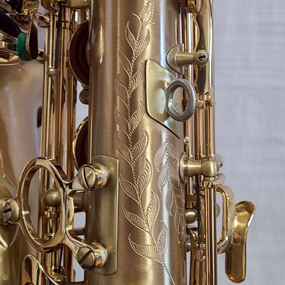 Festi アルトサックス 彫刻入り 管楽器 サックスフォン ケース付 ゴールド