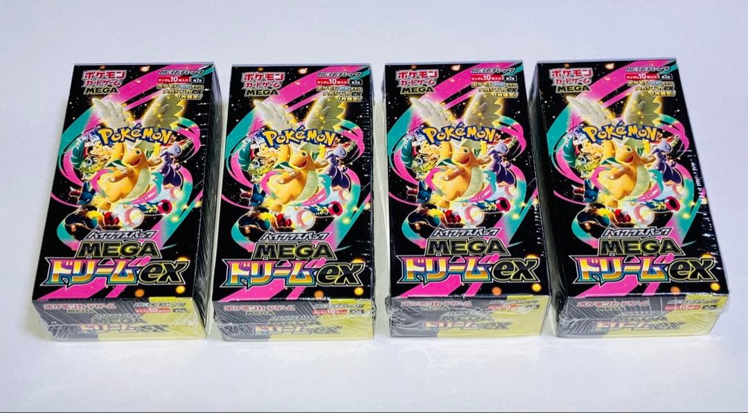 ポケモンカード MEGAドリームEX 4BOX　シュリンク付き