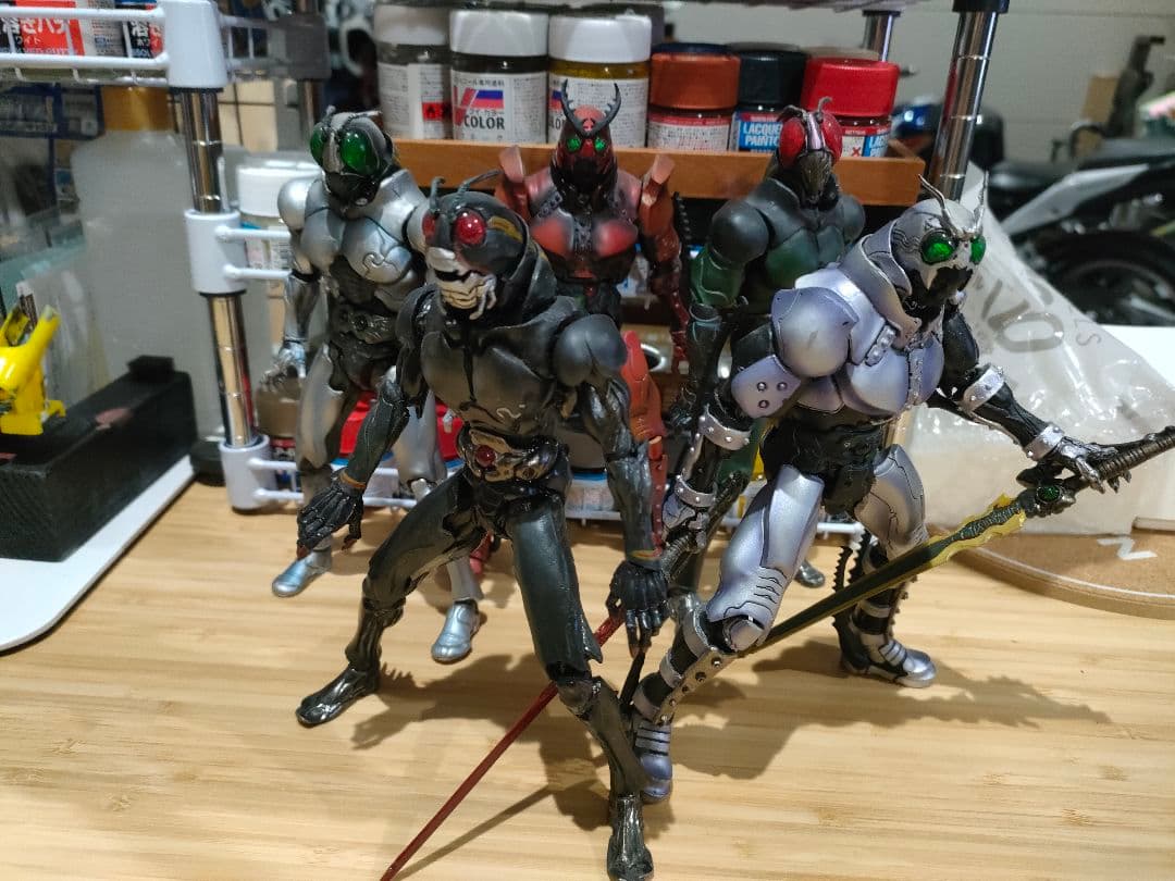 S.I.C. 仮面ライダーBLACK ブラック シリーズ5体 シャドームーン