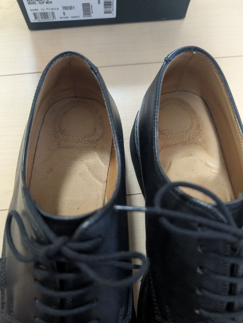 パラブーツ　アゼイ ブラック 8