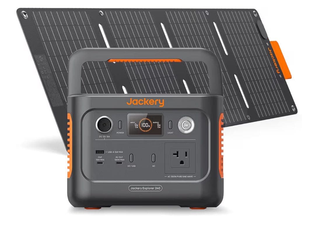 【未使用品】　Jackery 240 New +40 Mini セット