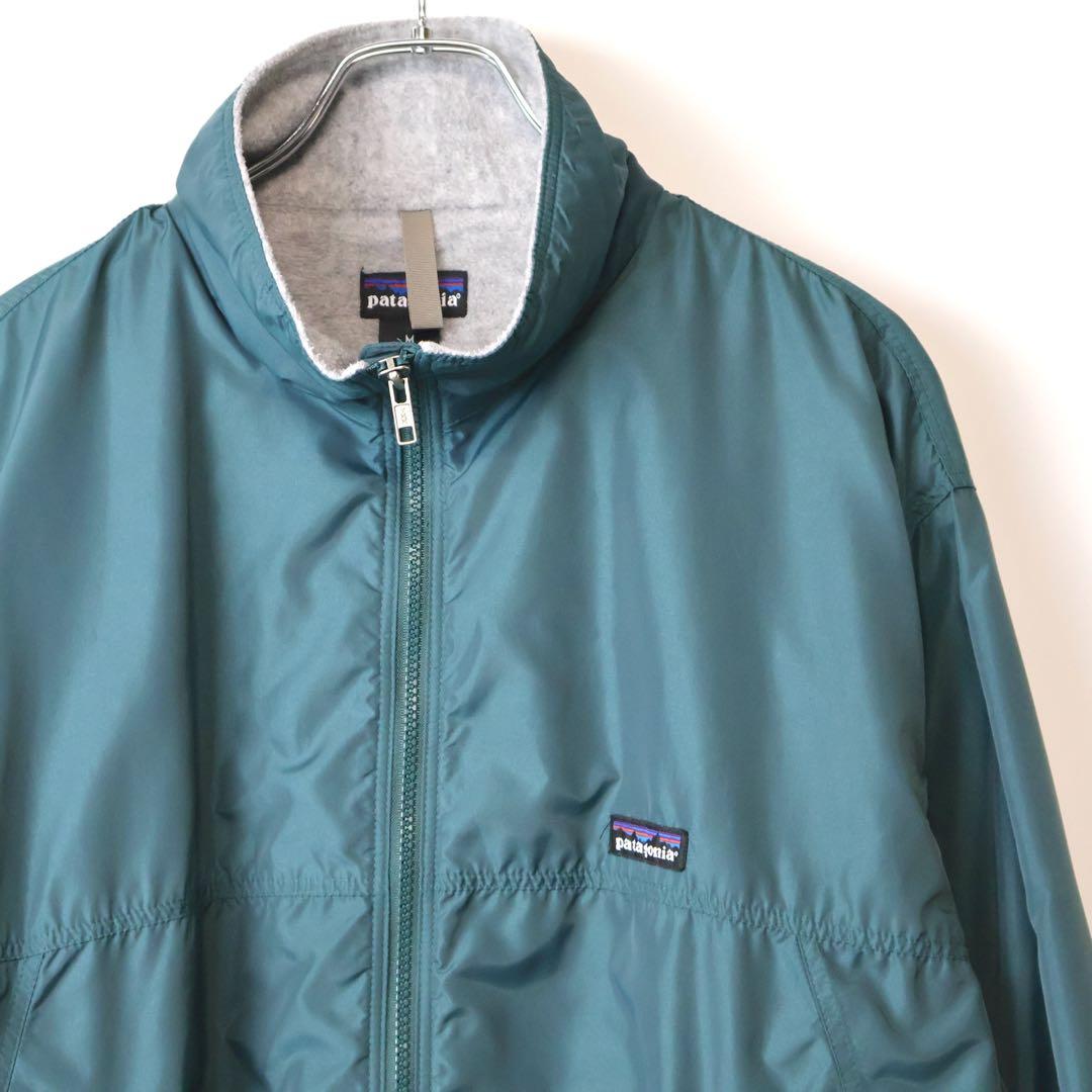 美品patagonia シェルドキャプリーンジャケット ハンターグリーン 雪なし