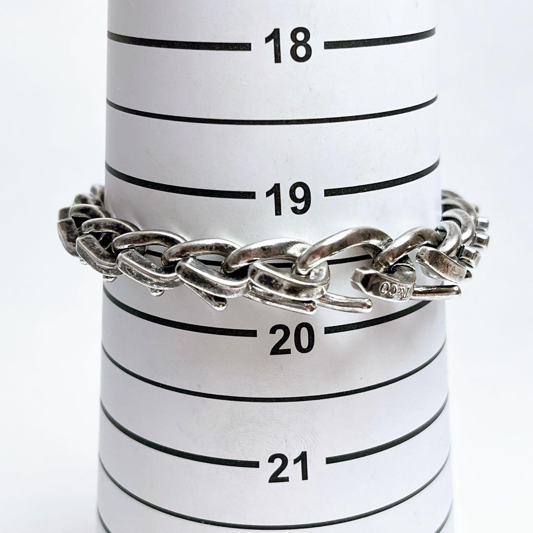 ティファニー　フォージ　ミディアム　ブレスレット　925 XXLいぶし　22コマ