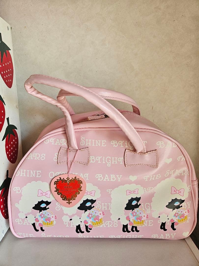 激レア新品♡ベイビーザスターズシャインブライト プードル バッグ ピンク