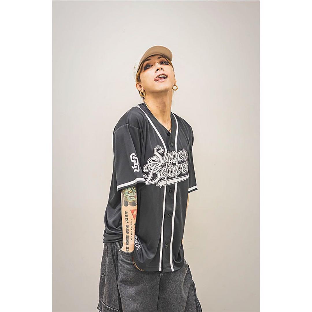 SUPER BEAVER 20th ユニホーム ブラック L ベースボールシャツ