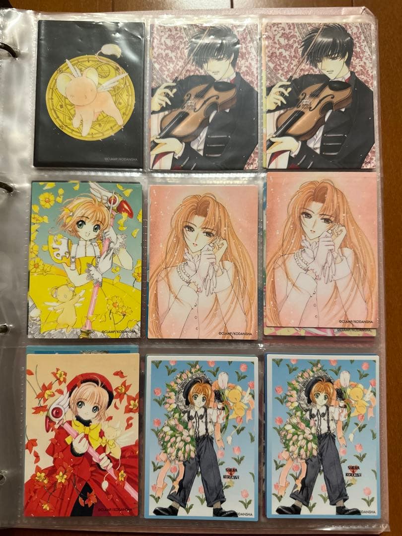 カードキャプターさくら 原作イラストトレカ 87枚＋公式バインダーとイラスト集
