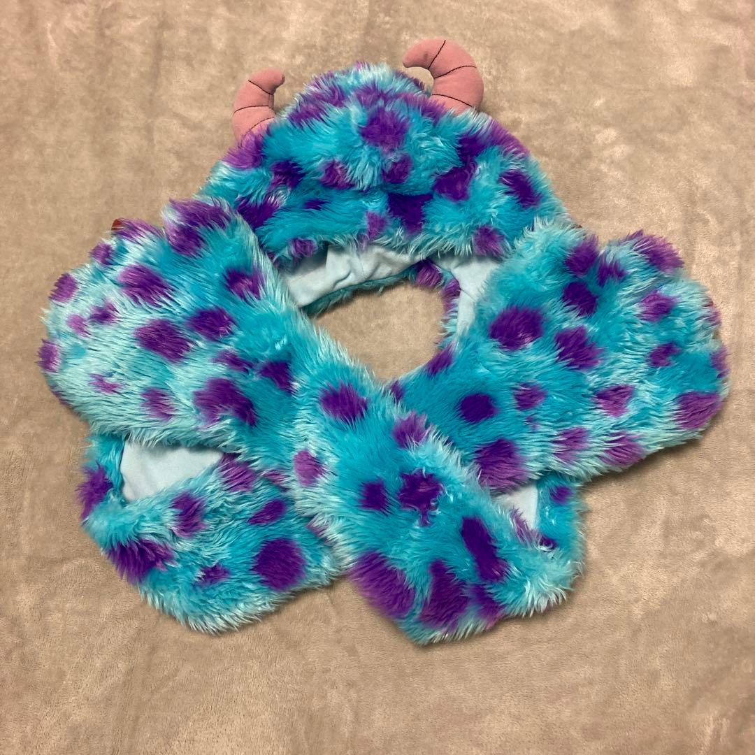 ディズニー　ファンキャップ　マフラー　サリー　モンスターズインク