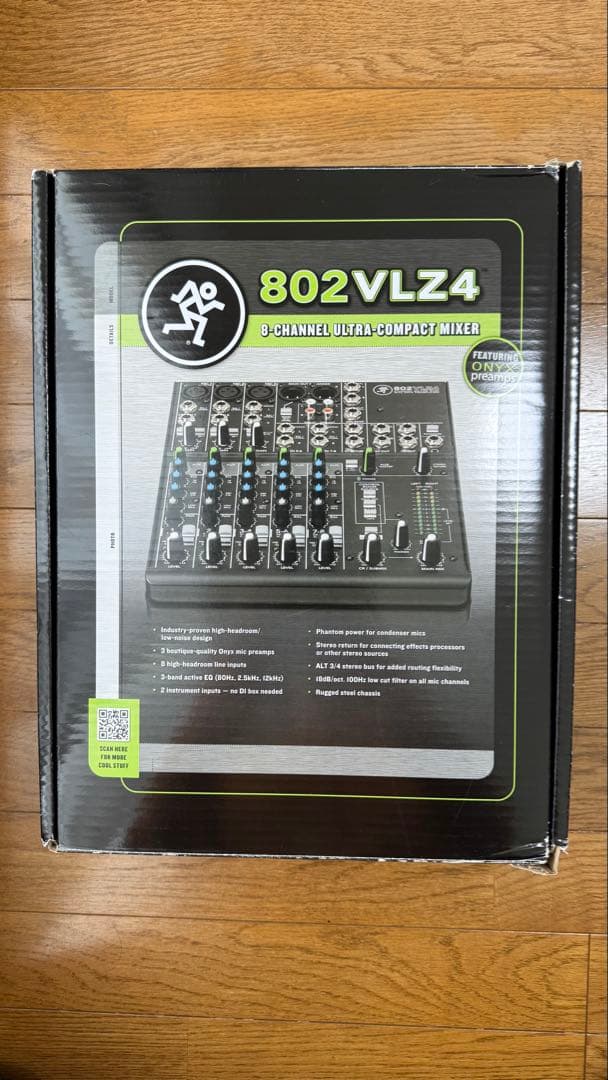 美品☆MACKIE コンパクトアナログミキサー 802VLZ4