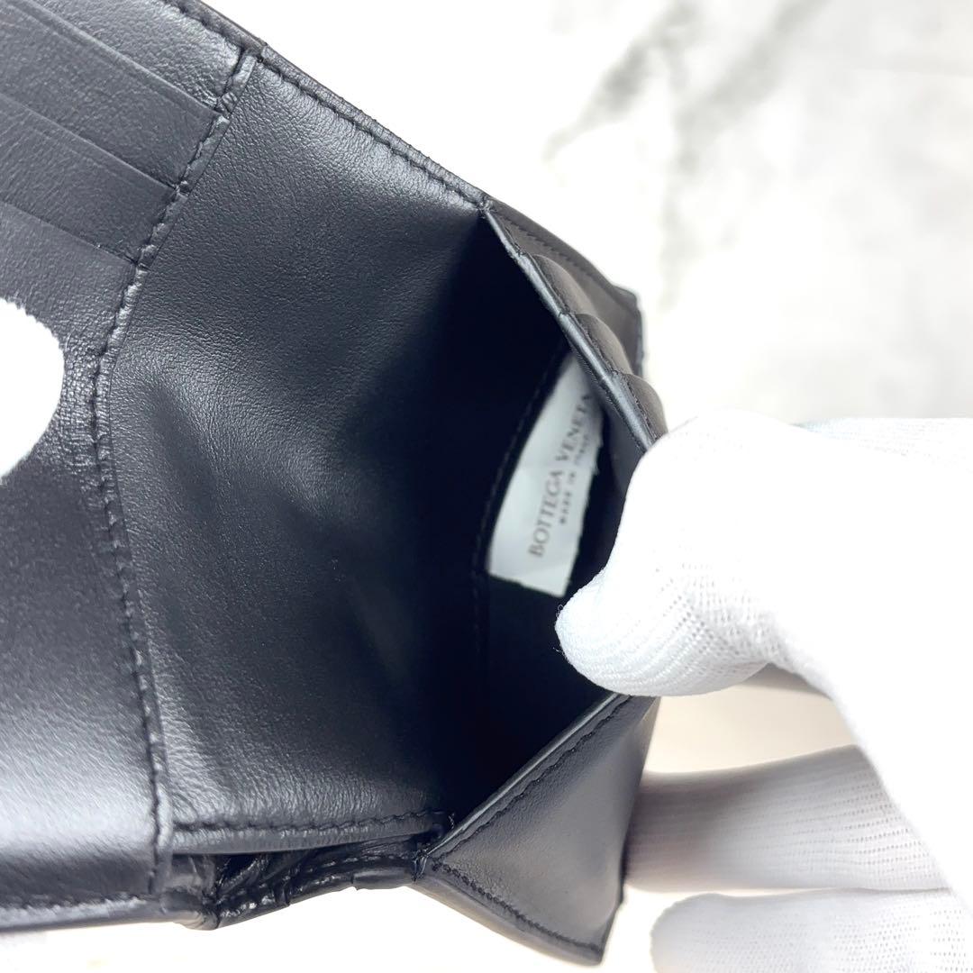 BOTTEGA VENETA 財布 2つ折り カセット 黒