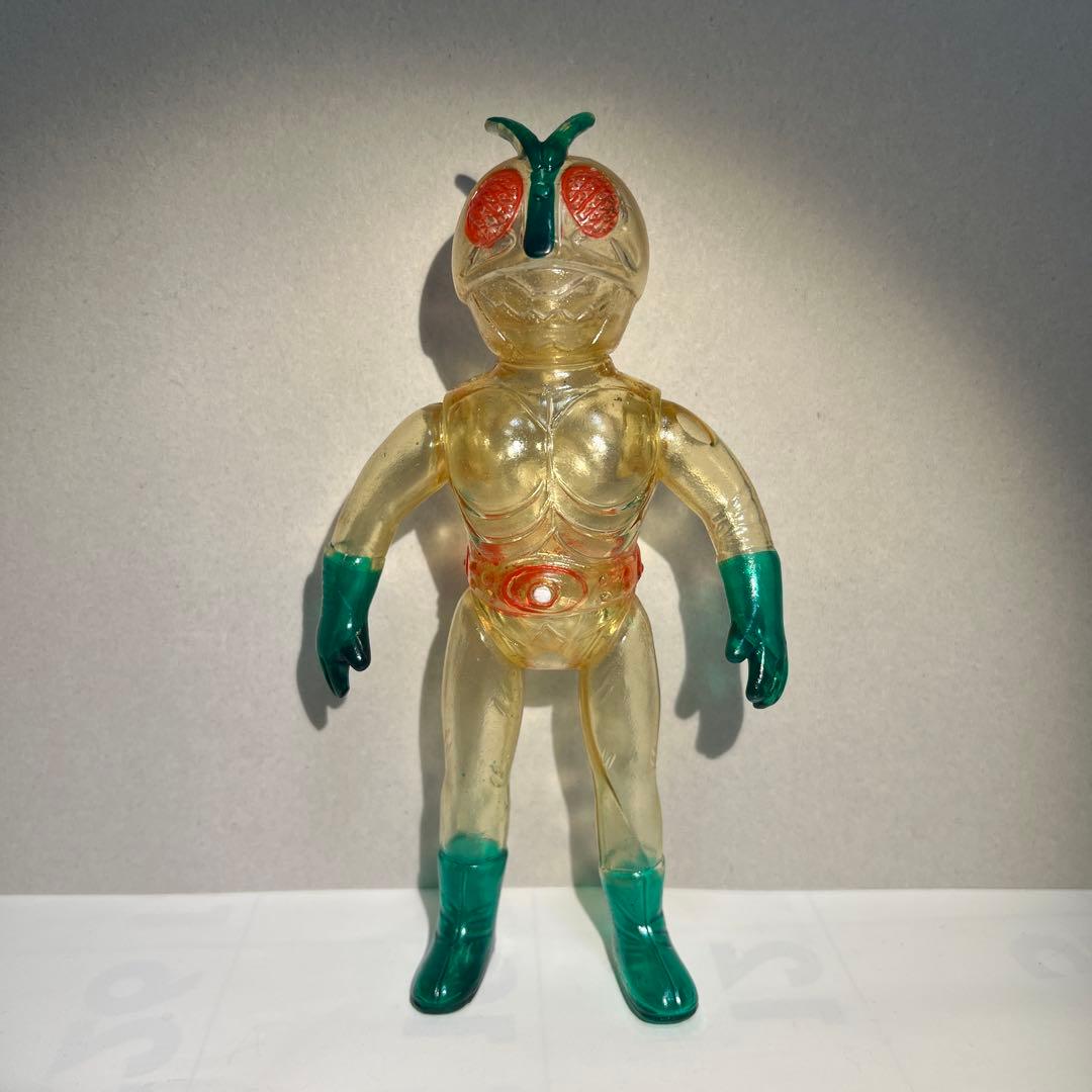 ポピー　仮面ライダー　スケルトン　ソフビ