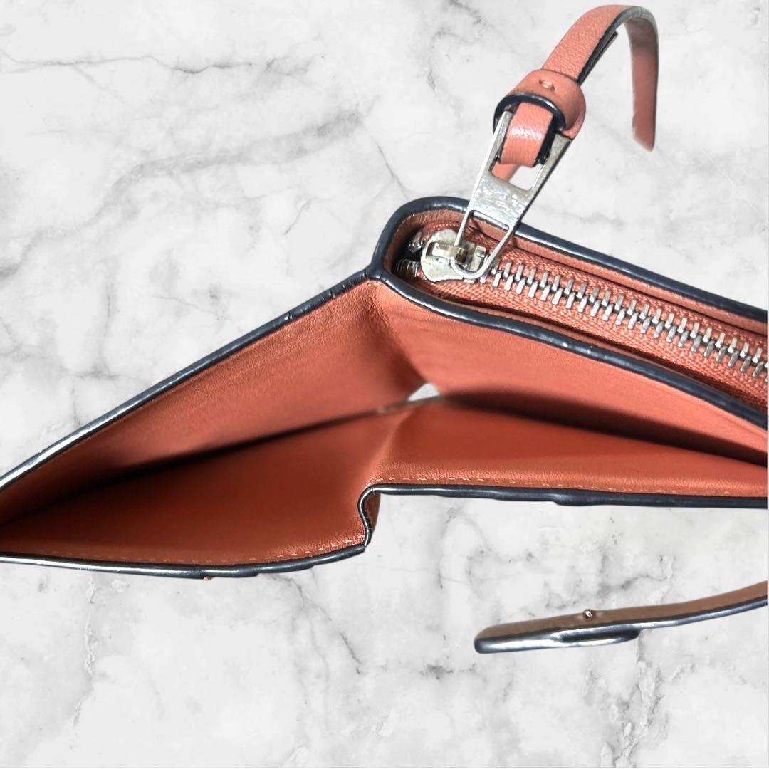 箱付き✨️LOEWE　ロエベ　アナグラム　バーティカル　コンパクトウォレット