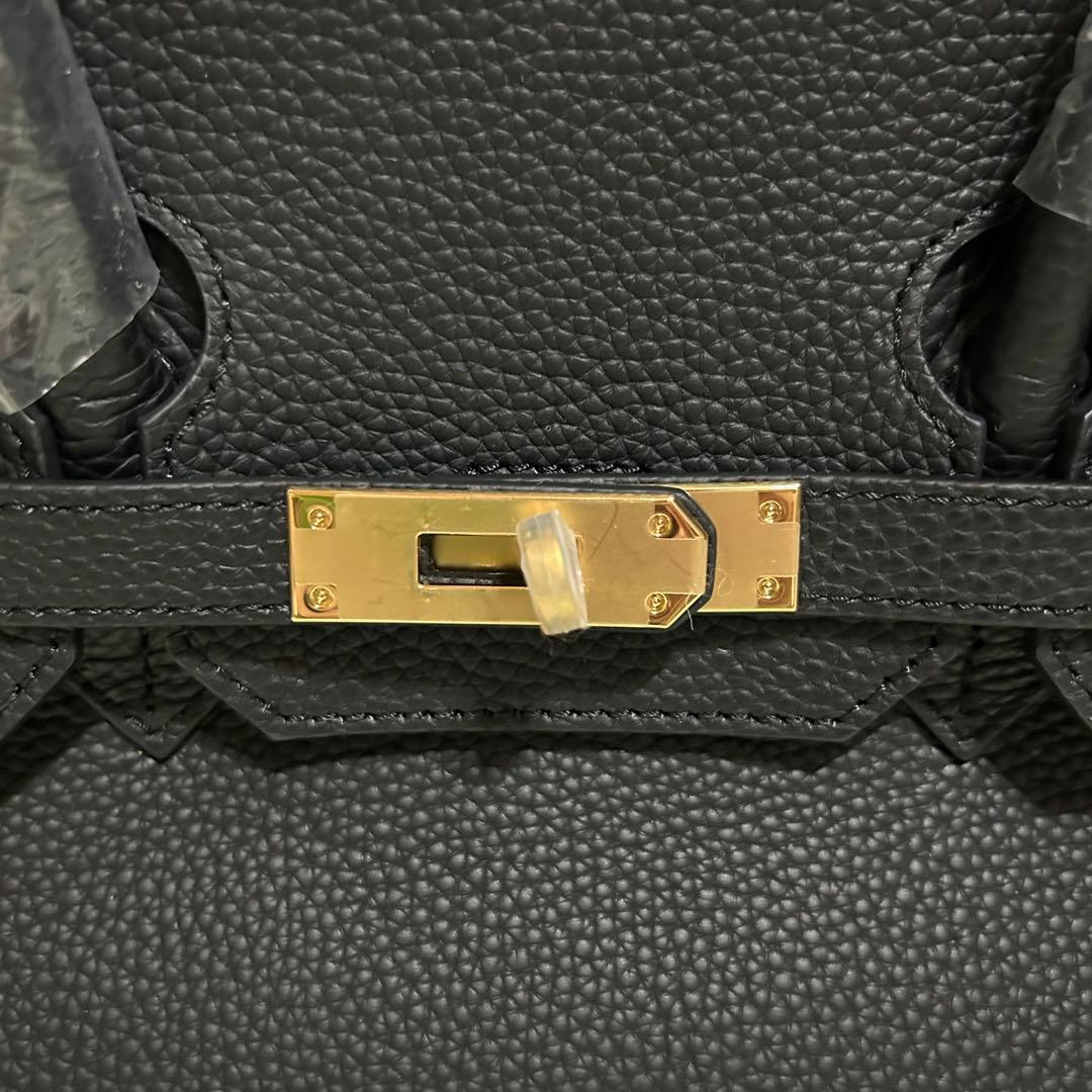 【新品】レザー　ハンドバッグ　トートバッグ　南京錠付き　ビジネス　A4 大容量