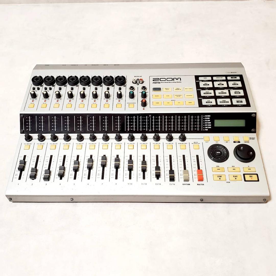 【現状品・動作確認済】ZOOM HD16 マルチトラックレコーダー HDD内蔵