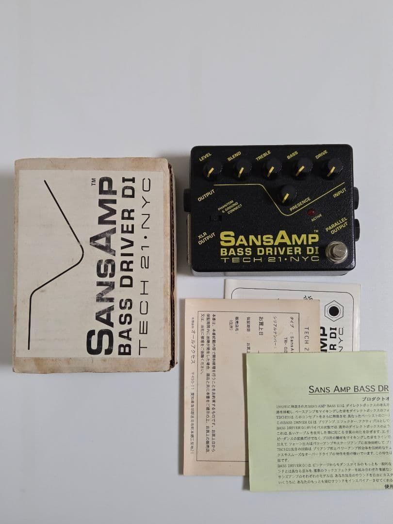 TECH21 SANSAMP BASS D DI サンズアンプ 初期型
