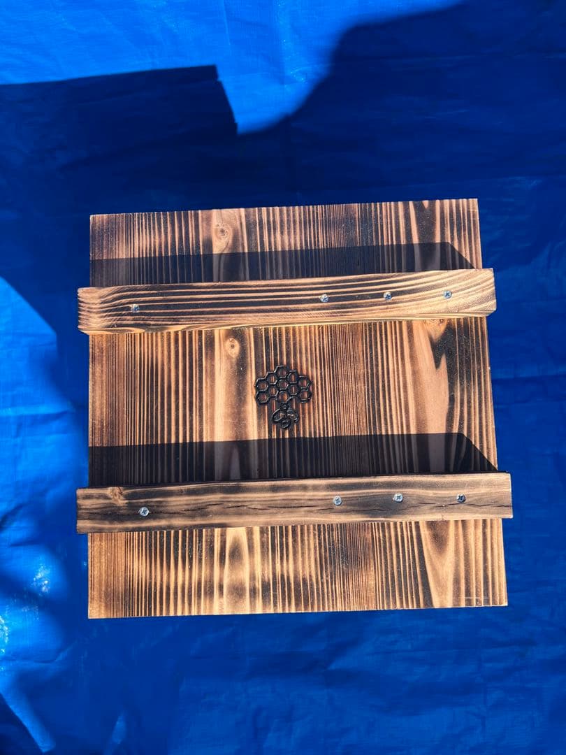 ニホンミツバチ　重箱式巣箱　板厚3cm 営巣用巣箱5段