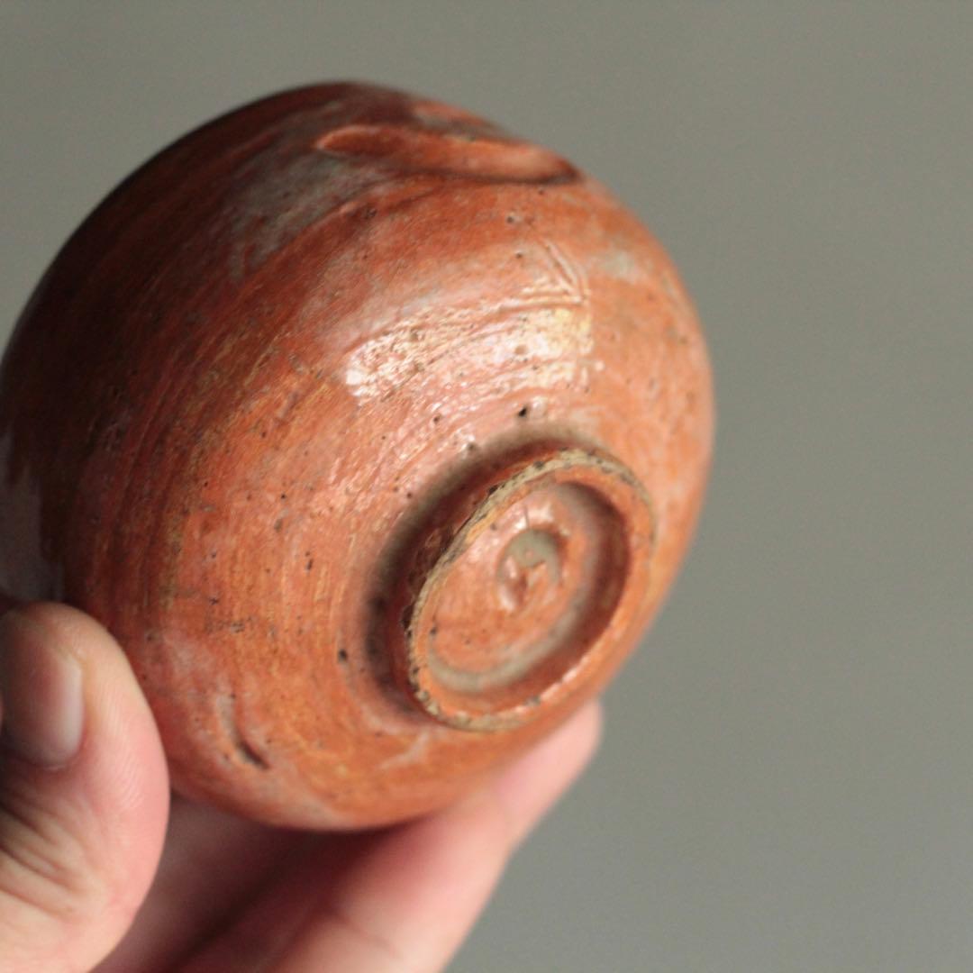 赤楽 小碗 No.2 大盃 旅茶碗 古美術 古道具 アンティーク