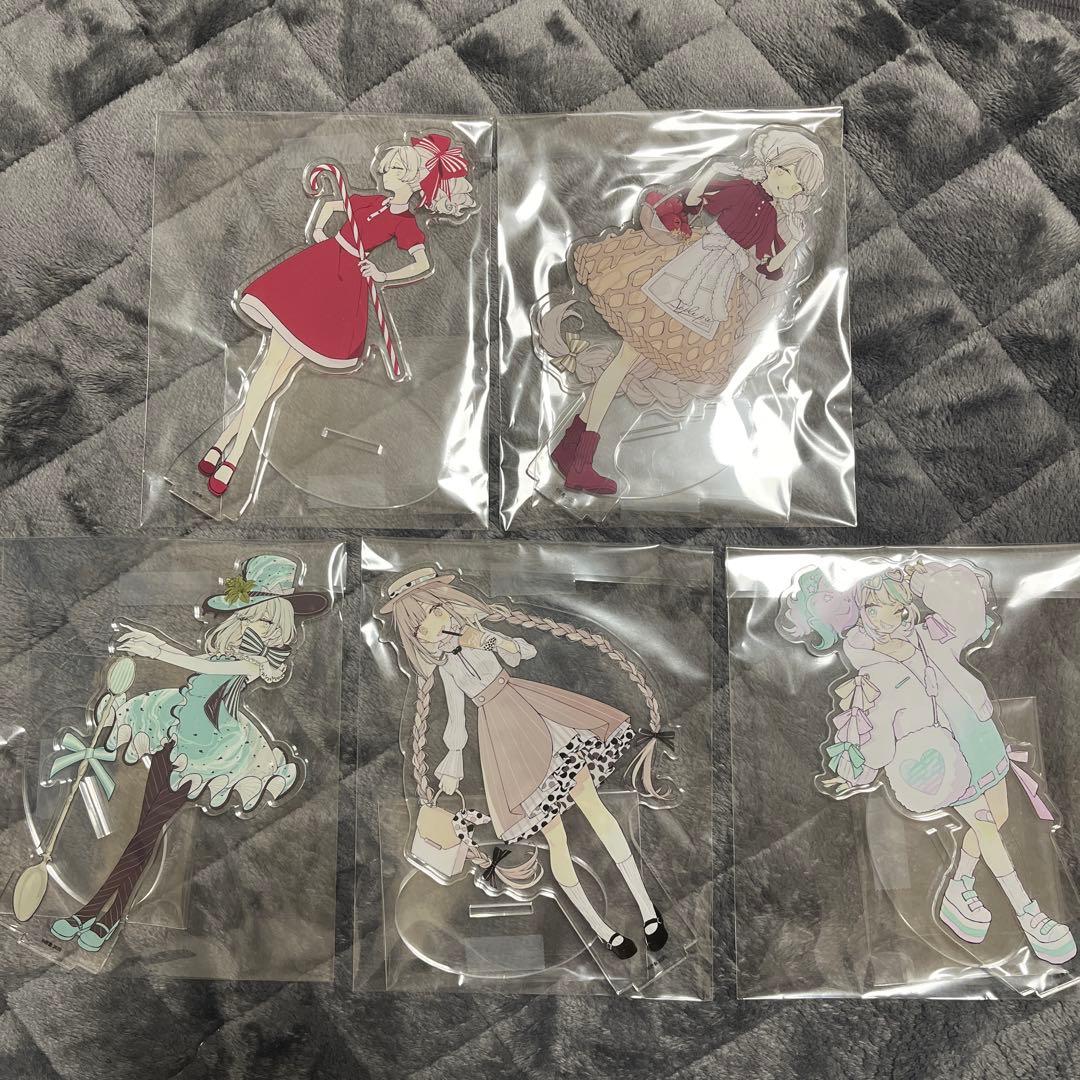 赤倉　アクリルスタンド　5種セット