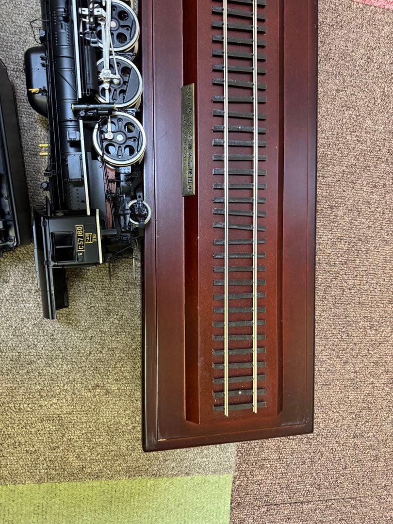 C57形180号機蒸気機関車 1/45 展示ケース付