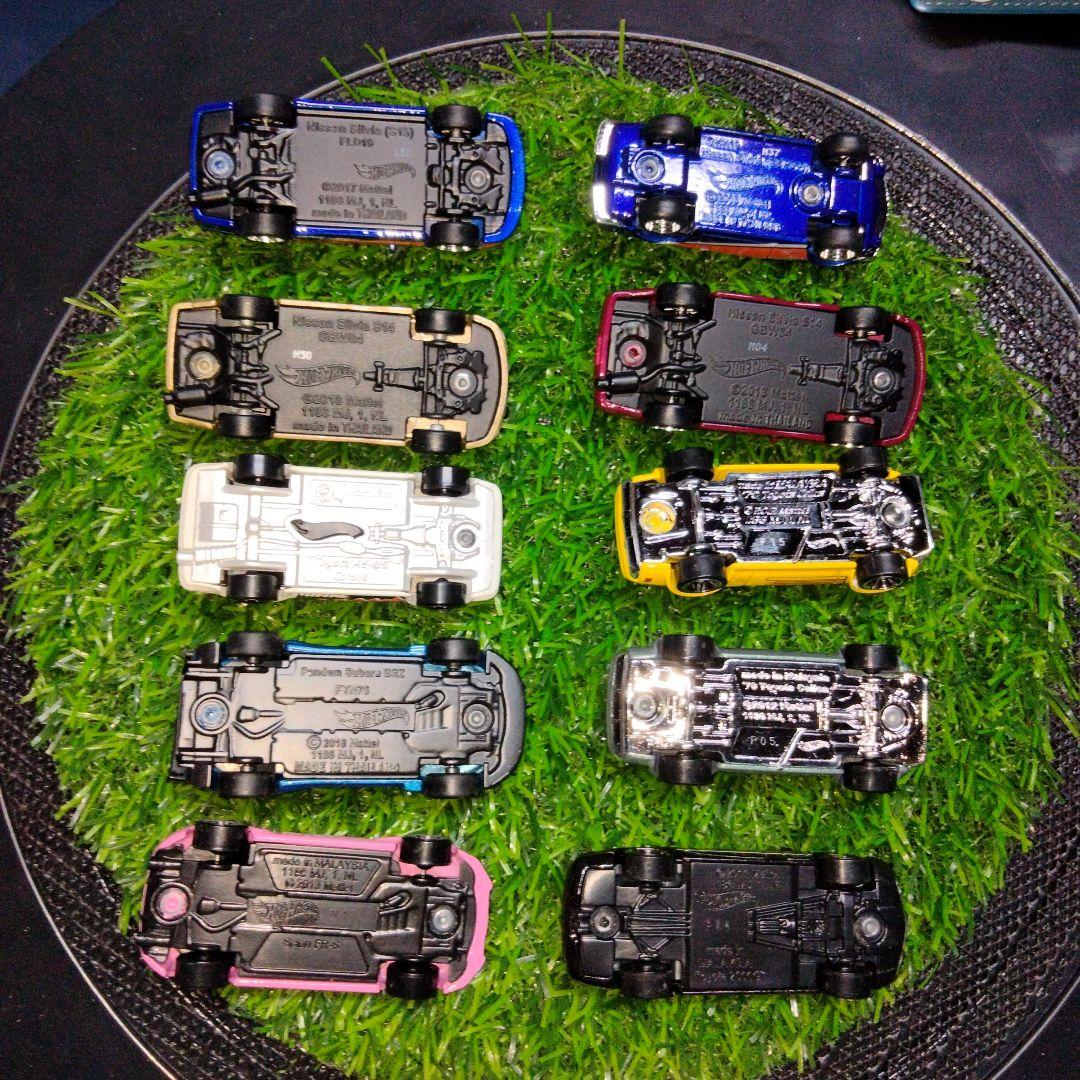 Hot Wheels ミニカー10台セット 日産＆トヨタ