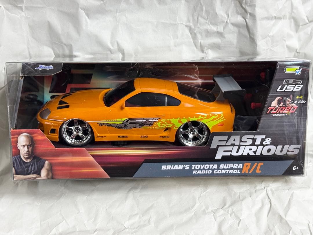 Jada Toys ワイルドスピード 1/16 ブライアン スープラ RCカー