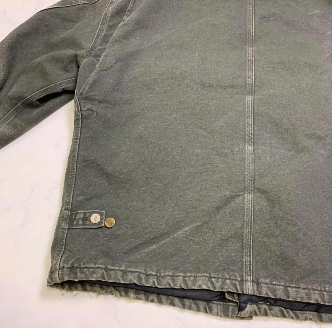 カーハート トラディショナルジャケット フェードハチノス MOSカラー　USA製