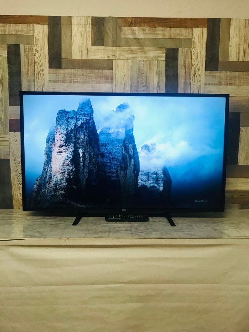 即日受渡❣️全国送料込LG49型4KテレビYouTube.Netflix新品リモ付