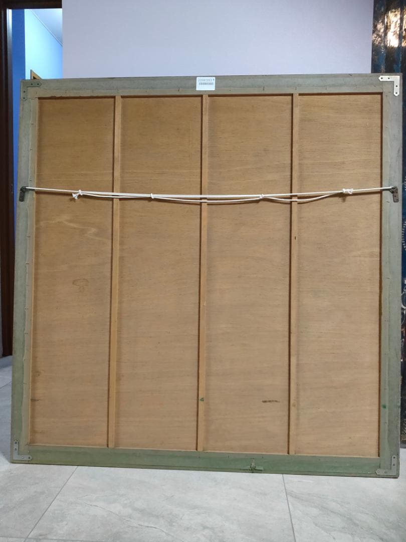 【真作】　丁紹光　ティン・シャオカン　「春の雨」　シルクスクリーン　直筆サイン